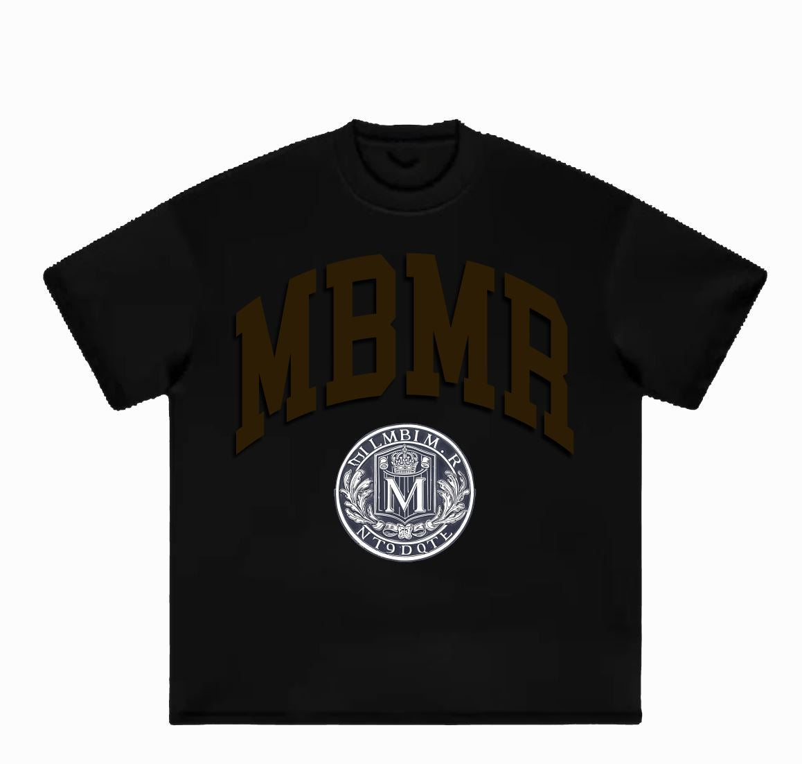 Made by Mr. Reed Mbmr Logo Tee - Black/Brown Medium
