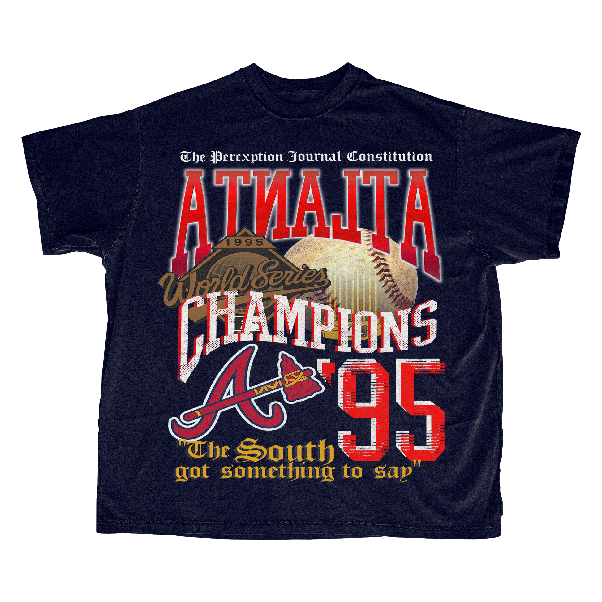 Made by Mr. Reed ATL Braves Vintage 4XL